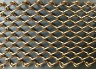 Color Customized Metal Mesh Curtains / Metal Coil Drapery With 1.0mm - 2.0mm Diameter